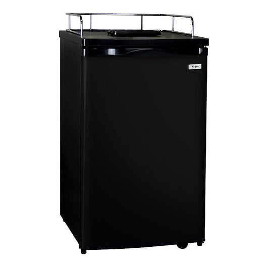 Kegco Kegerator Cabinet Only - Black Cabinet and Door