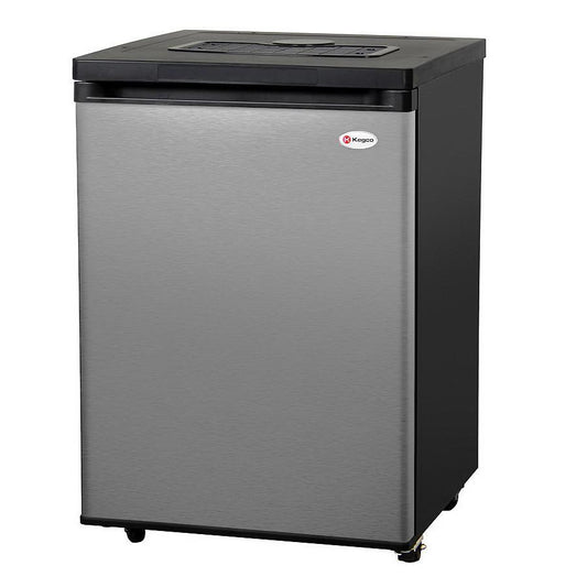 Kegco Full Size Kegerator - Black Cabinet with Stainless Steel Door - No Kit, Cabinet Only