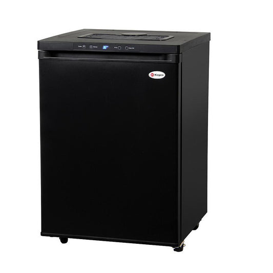 Kegco Full Size Digital Kegerator - Black Cabinet with Matte Black Door - No Kit, Cabinet Only