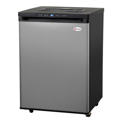 Kegco MDK-309SS-01 Full Size Digital Kegerator - Black Cabinet with Stainless Steel Door - No Kit, Cabinet Only