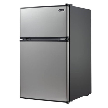 Whynter 3.4 cu.ft. Energy Star Stainless Steel Compact Refrigerator/Freezer MRF-340DS