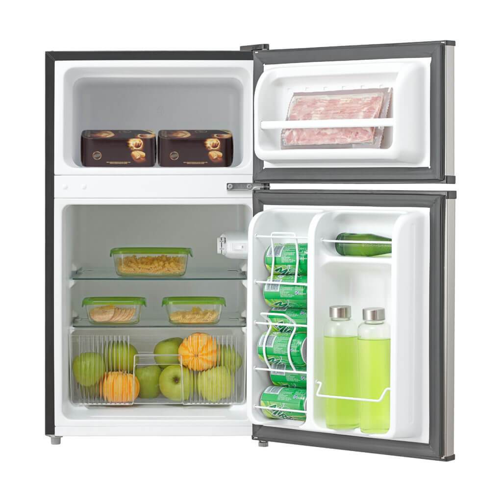 Whynter 3.4 cu.ft. Energy Star Stainless Steel Compact Refrigerator/Freezer MRF-340DS