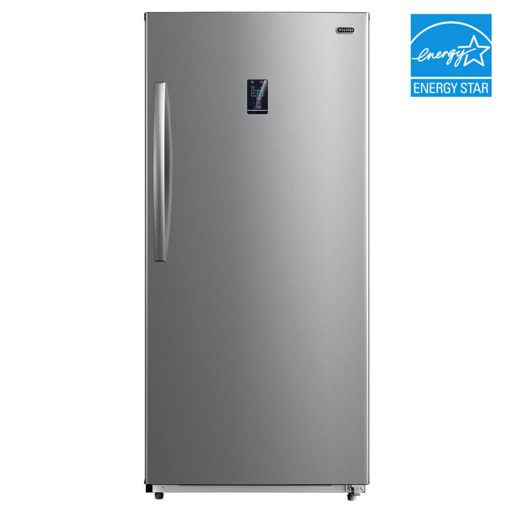 Whynter 13.8 cu.ft. Energy Star Digital Upright Convertible Deep Freezer / Refrigerator – Stainless Steel UDF-139SS