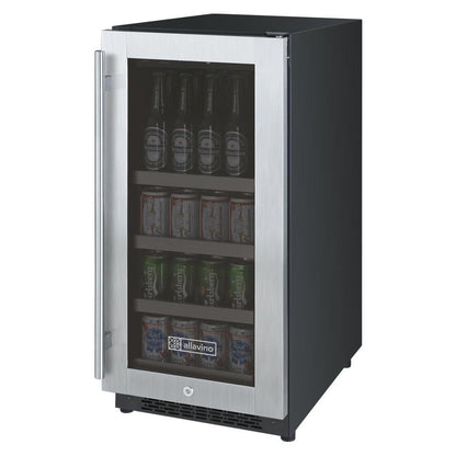 Allavino 15" Stainless Steel Beverage Center