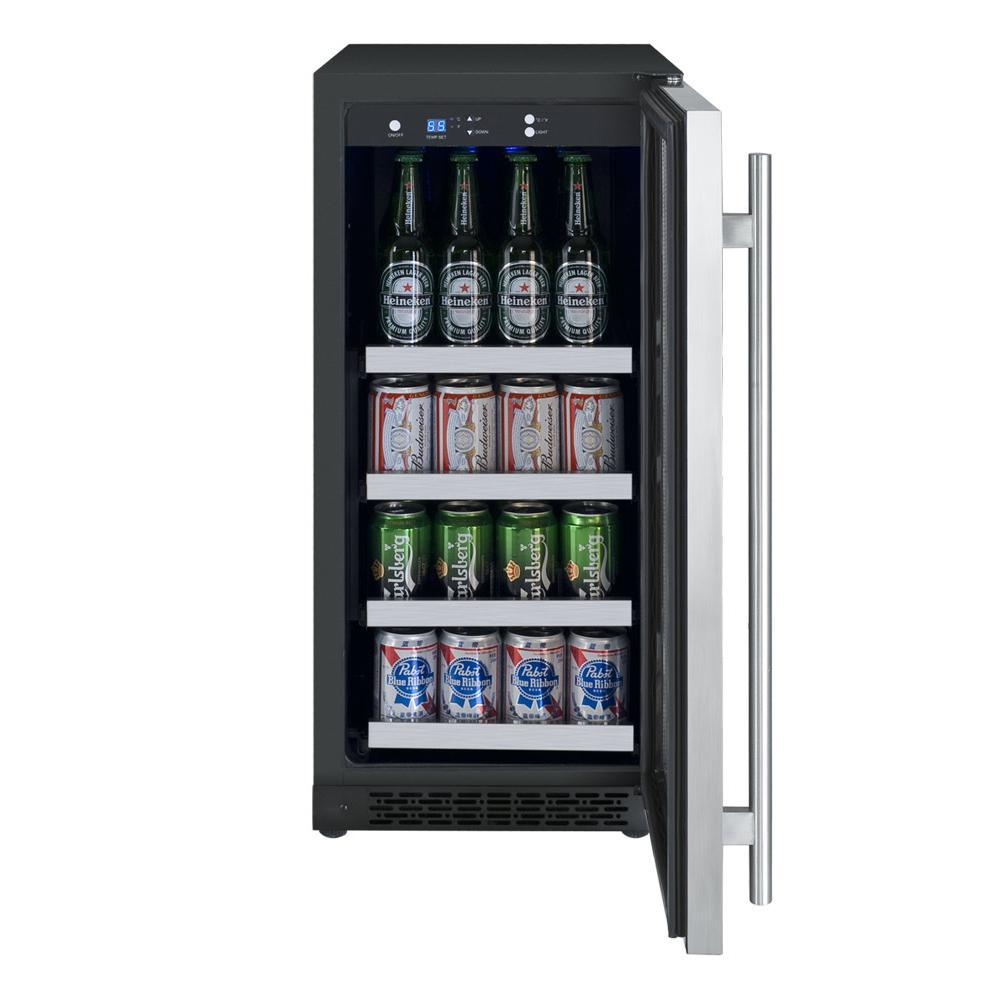 Allavino 15" Stainless Steel Beverage Center