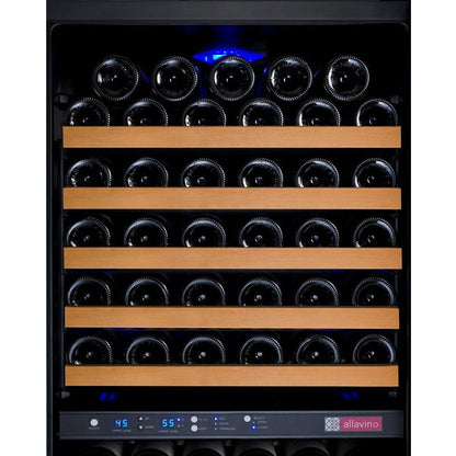 Allavino 172 Bottle Dual Zone Black Wine Refrigerator