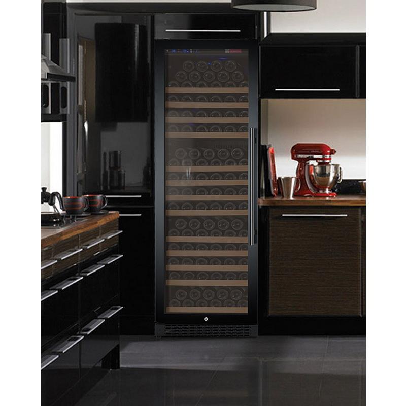 Allavino 177 Bottle Single Zone Black Wine Refrigerator