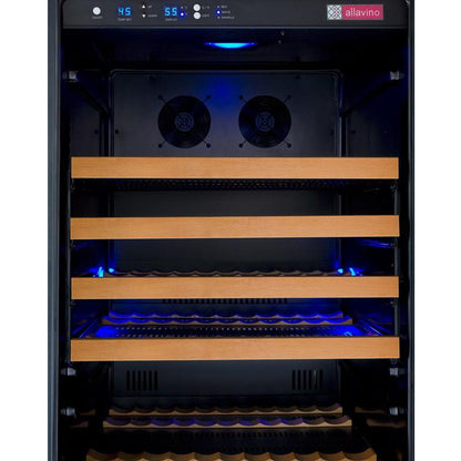 Allavino 177 Bottle Single Zone Black Wine Refrigerator