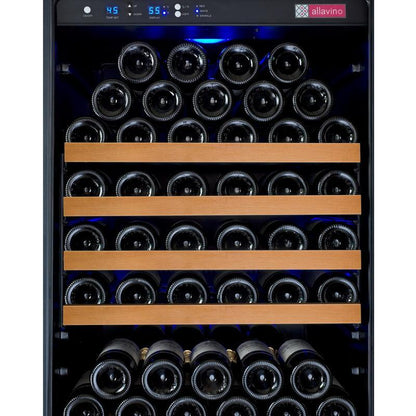 Allavino 177 Bottle Single Zone Black Wine Refrigerator