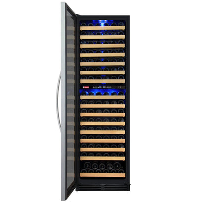 Allavino 172 Bottle Dual-Zone Wine Cooler Stainless Steel Door - discontinued