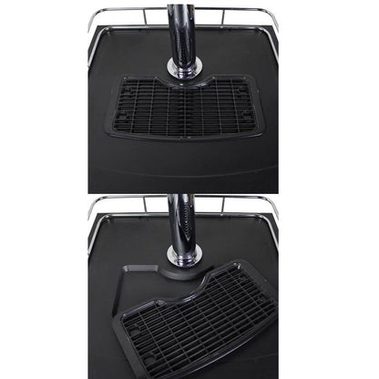 Three Keg Tap Faucet Kegerator - Black Cabinet with Stainless Steel Door