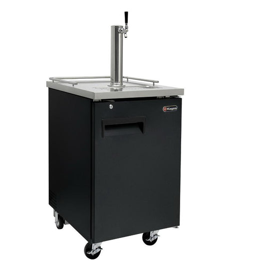 Kegco Commercial Kombucharator Kombucha Keg Dispenser - Black