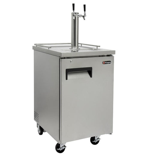Kegco Commercial Grade Dual Two Keg Tap Faucet Kegerator - All Stainless Steel Unit7
