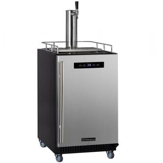 Kegco 15" Wide Kombucha Single Tap Stainless Steel Commercial Kegerator